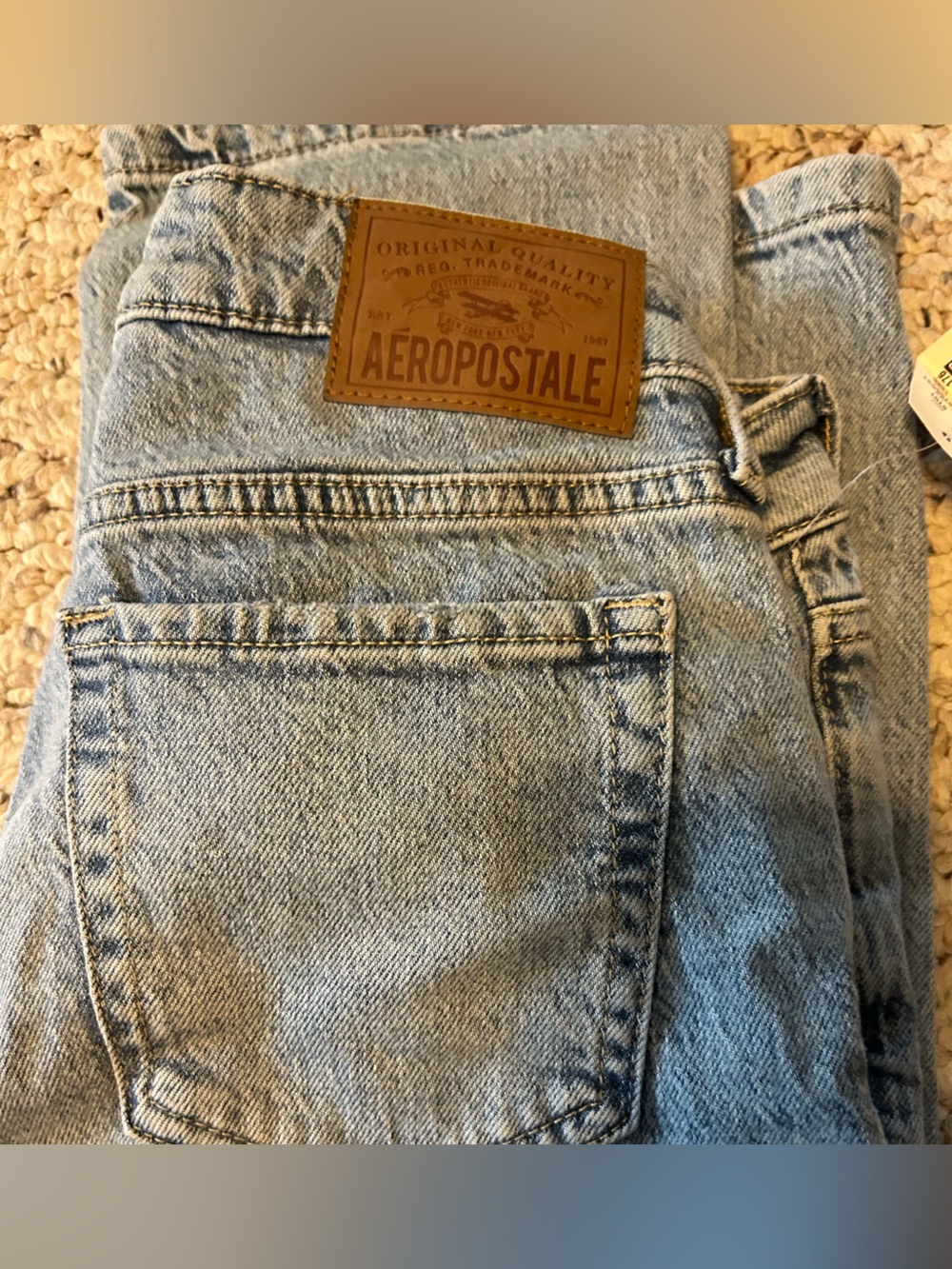 Aeropostale Light Blue Straight Leg Women's Jeans